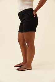 Duke Denim Shorts - Black