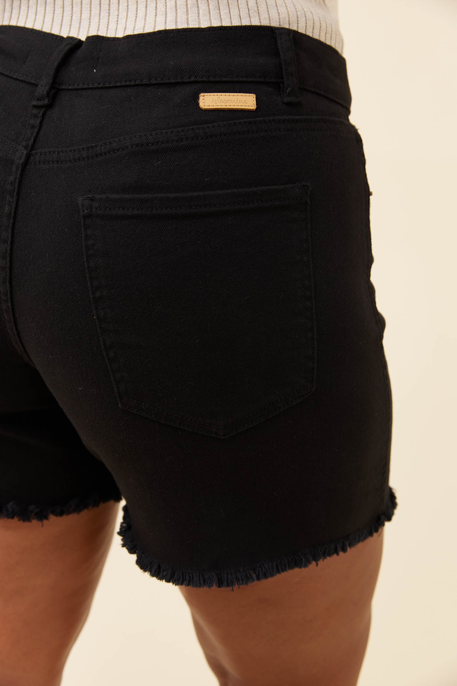 Duke Denim Shorts - Black