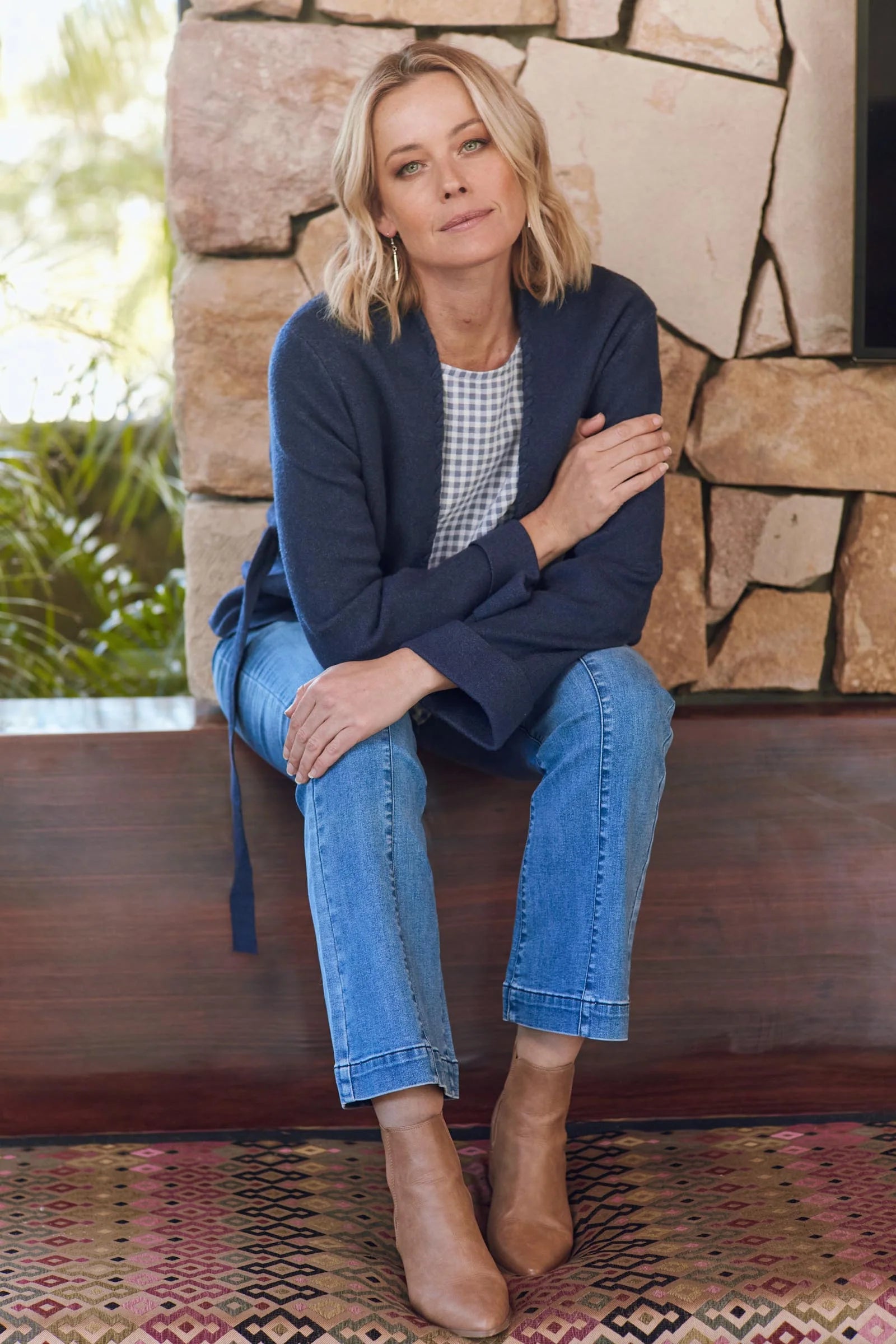 Ines Tie Cardigan - Yale