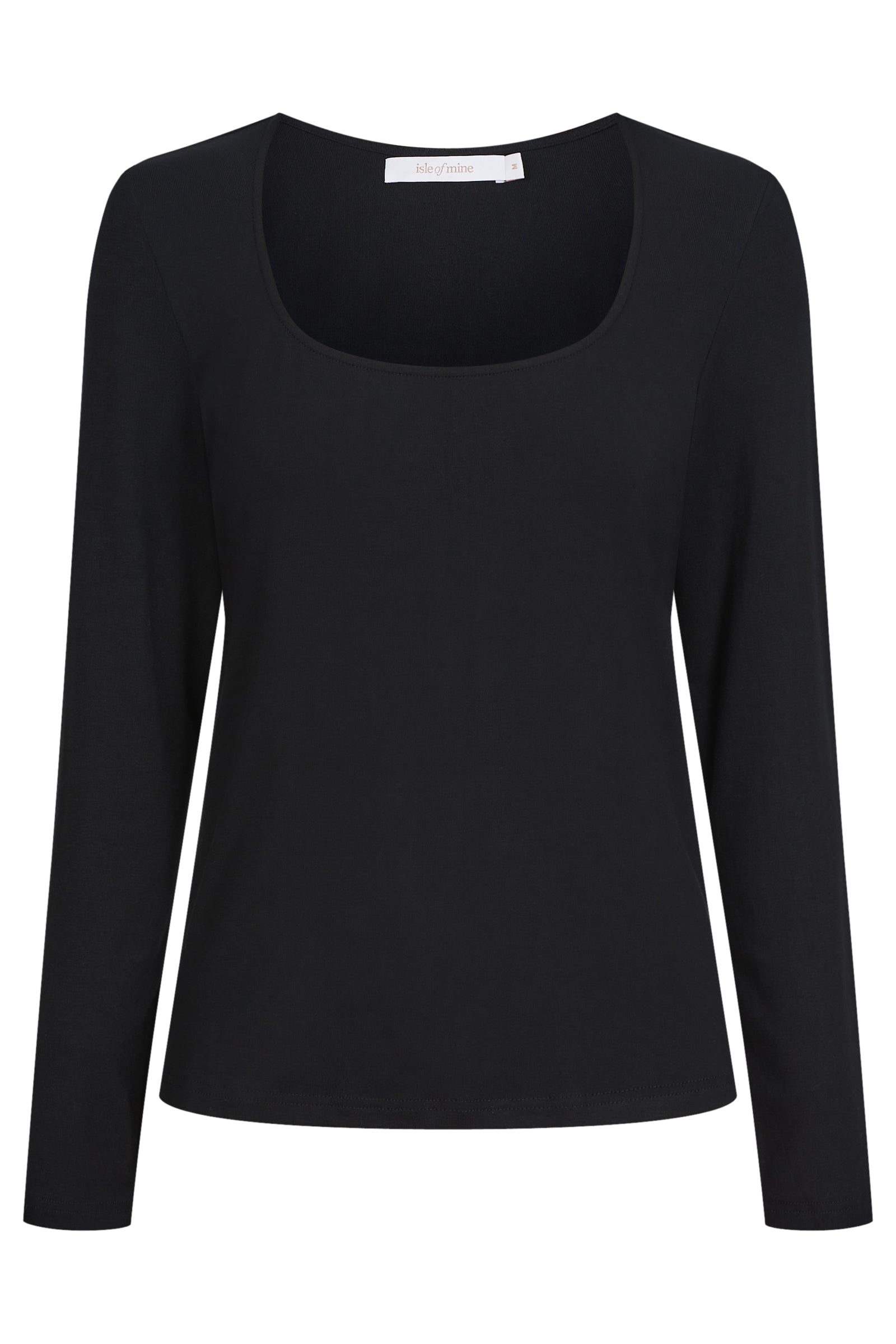 Naria Scoop Neck Top - Onyx