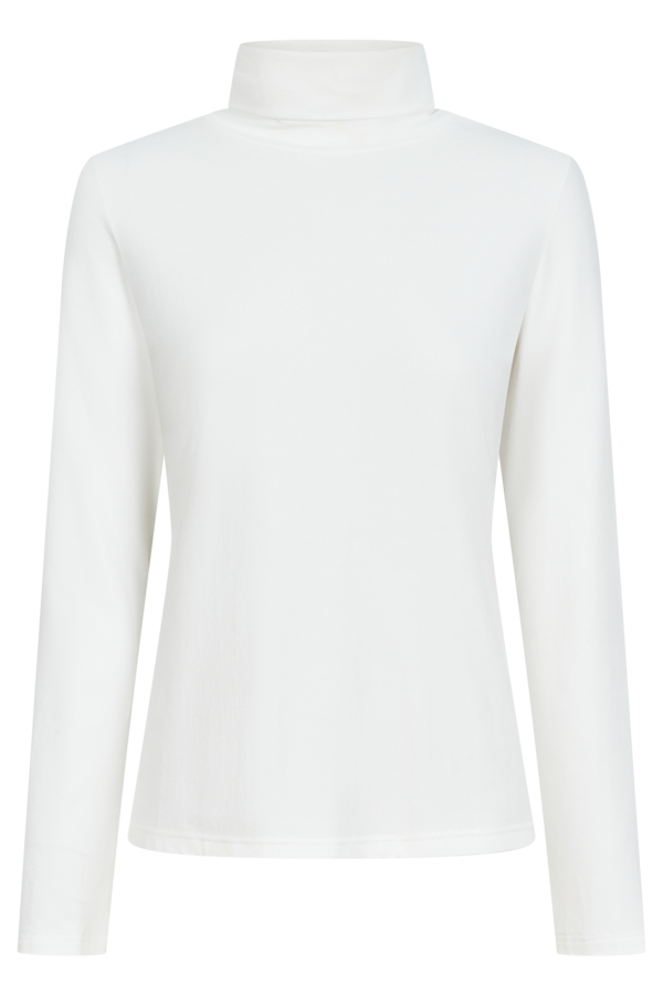 Naria Roll Neck Top - Ivory