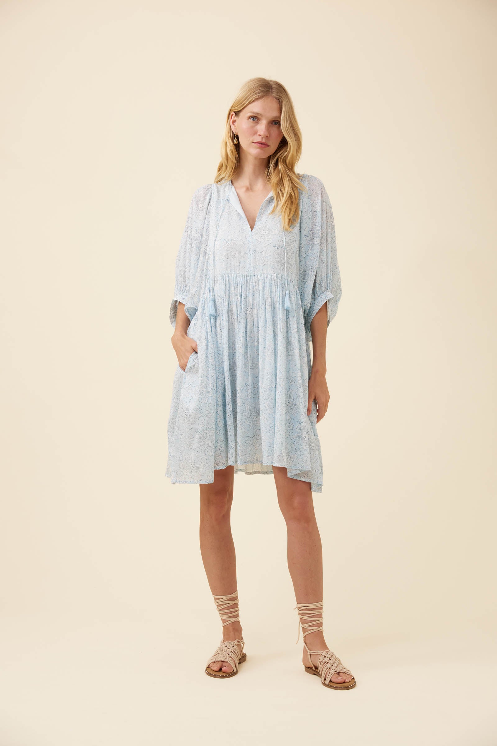 Wilma Dress - Light Blue
