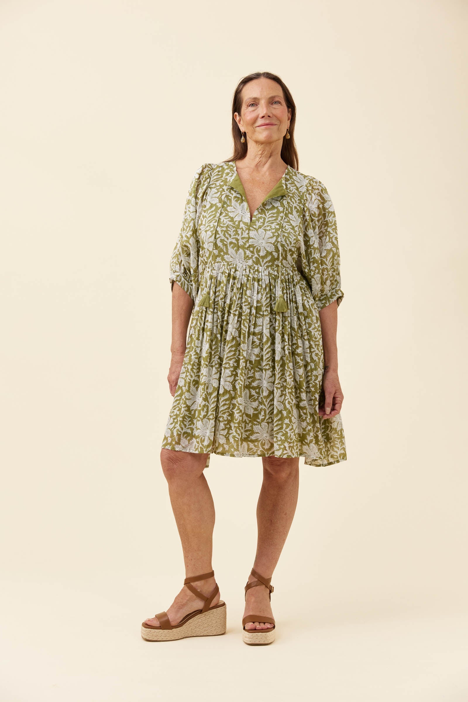 Wilma Dress - Olive