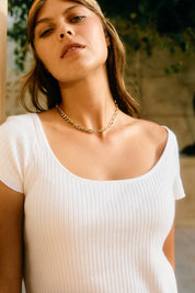 Oline Necklace - Bar Chain