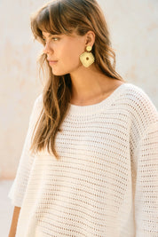 Sylvie Diamond Earring - Pomelo
