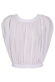Rosa Reversible Crop Top - White