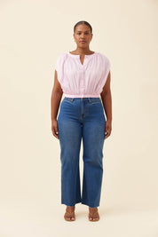 Rosa Reversible Crop Top - Light Pink