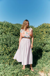 Rosa Maxi Skirt - Light Pink