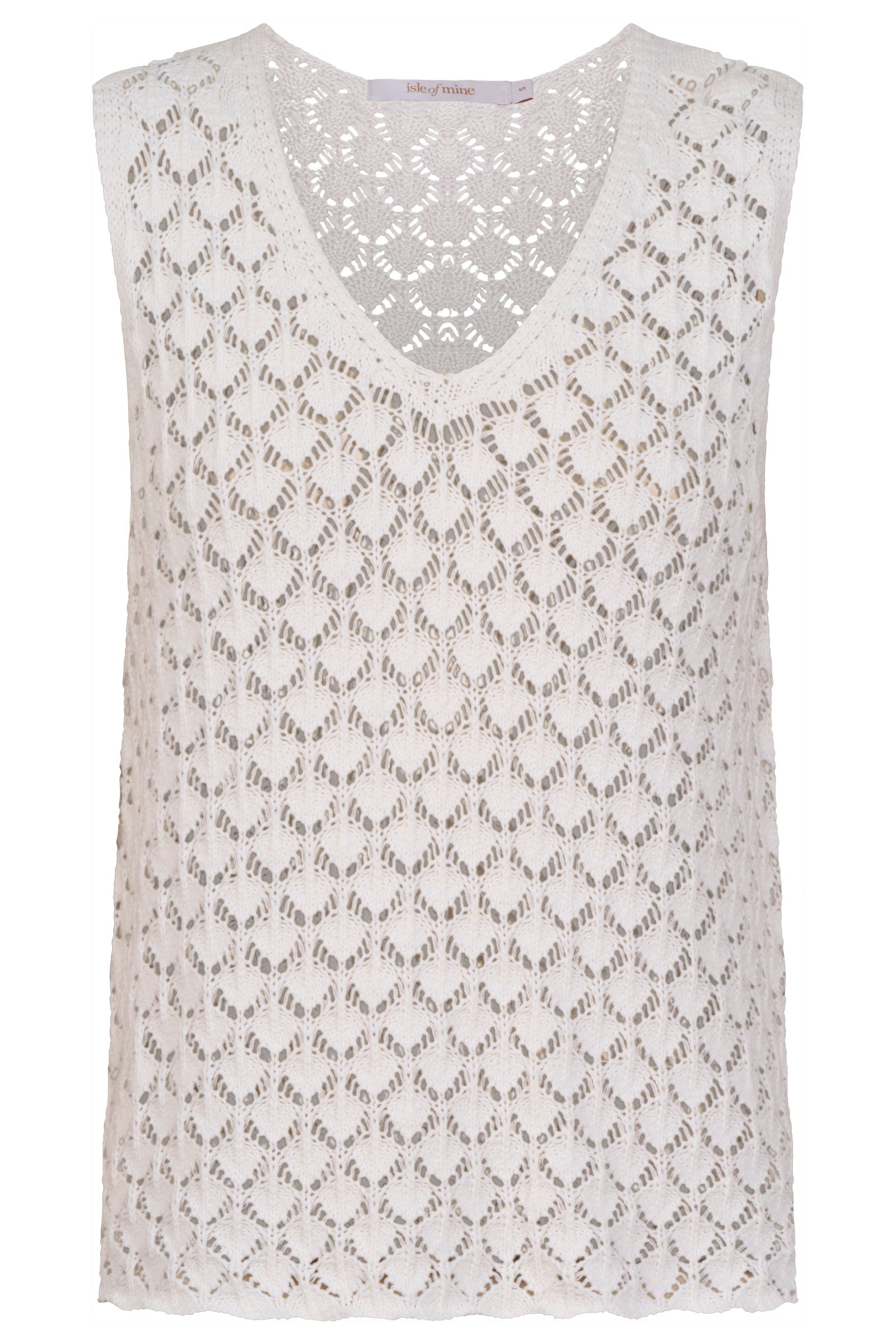Mia Knit Top - White