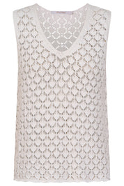 Mia Knit Top - White