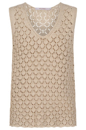 Mia Knit Top - Canvas