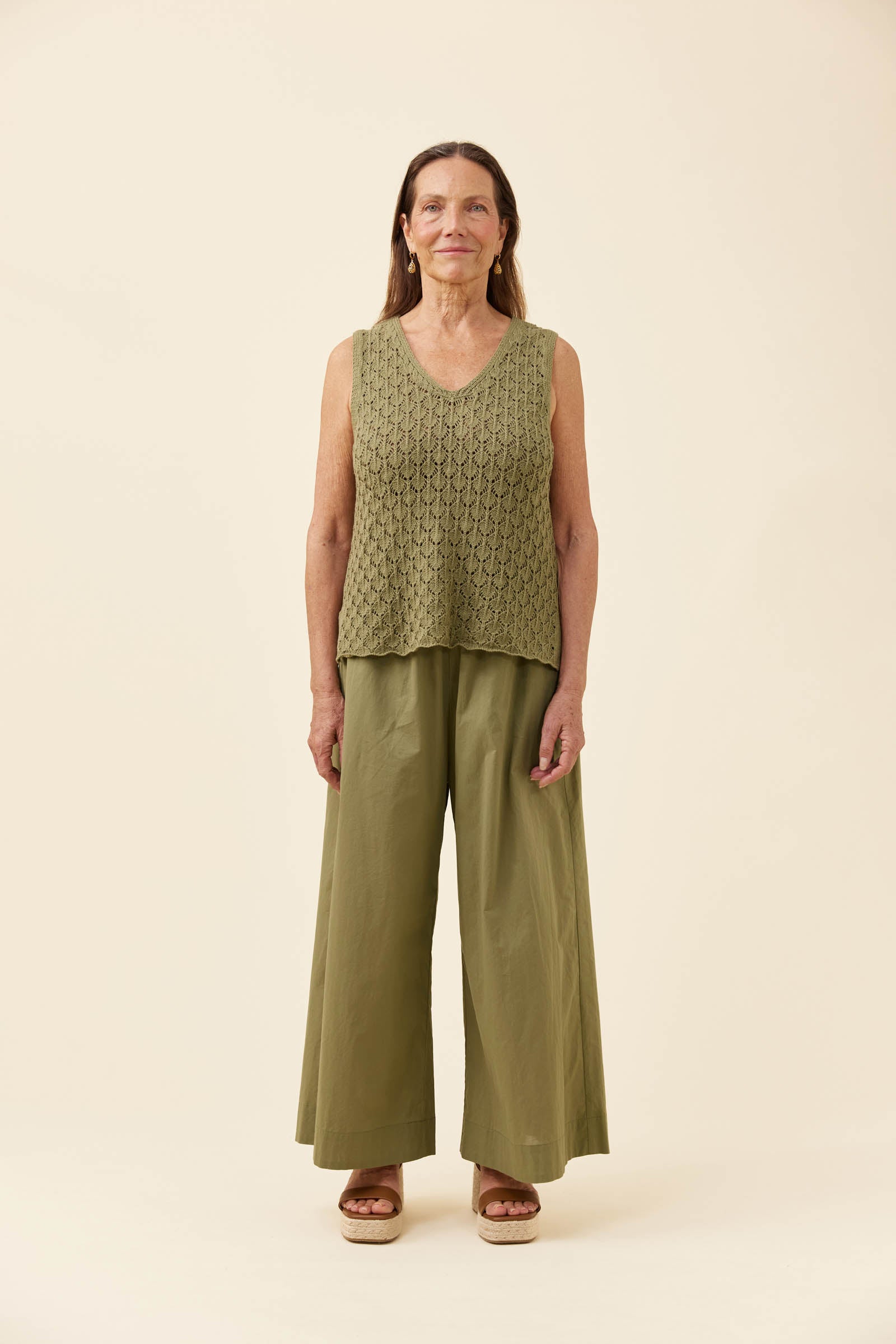 Mia Knit Top - Sage