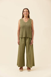 Mia Knit Top - Sage