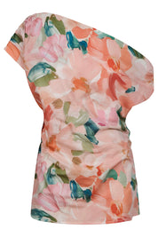 Rosa One Shoulder Top - Floral