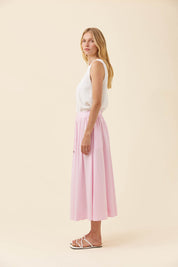 Rosa Maxi Skirt - Light Pink