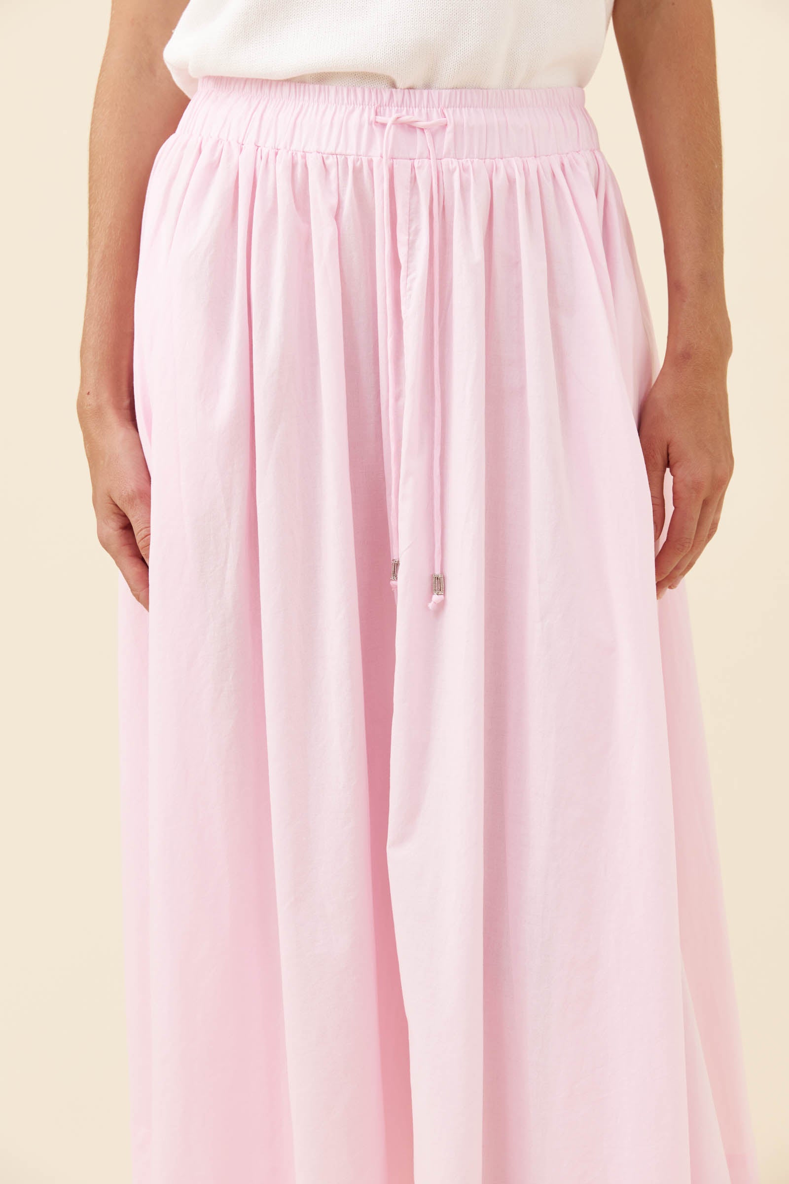 Rosa Maxi Skirt - Light Pink