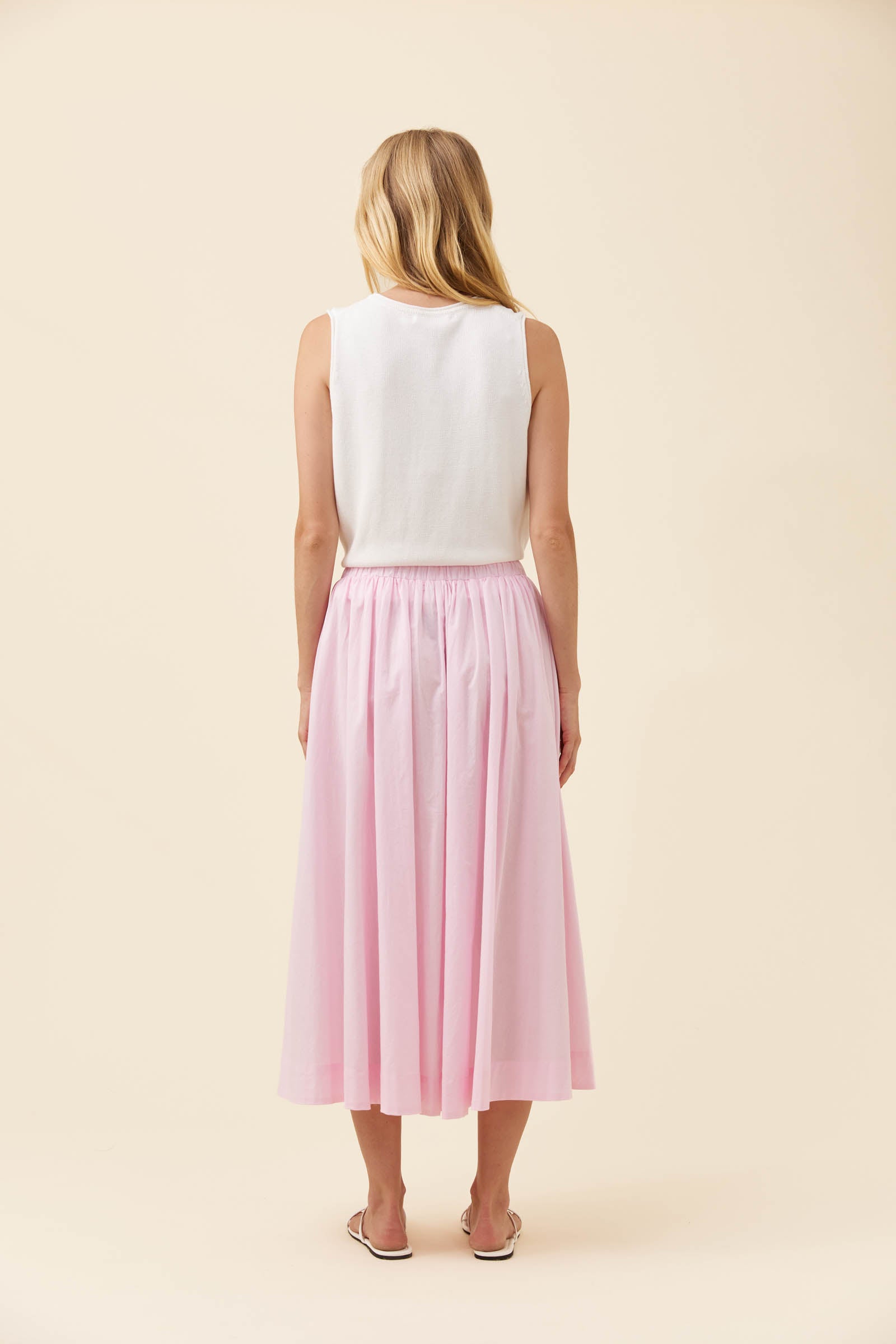 Rosa Maxi Skirt - Light Pink