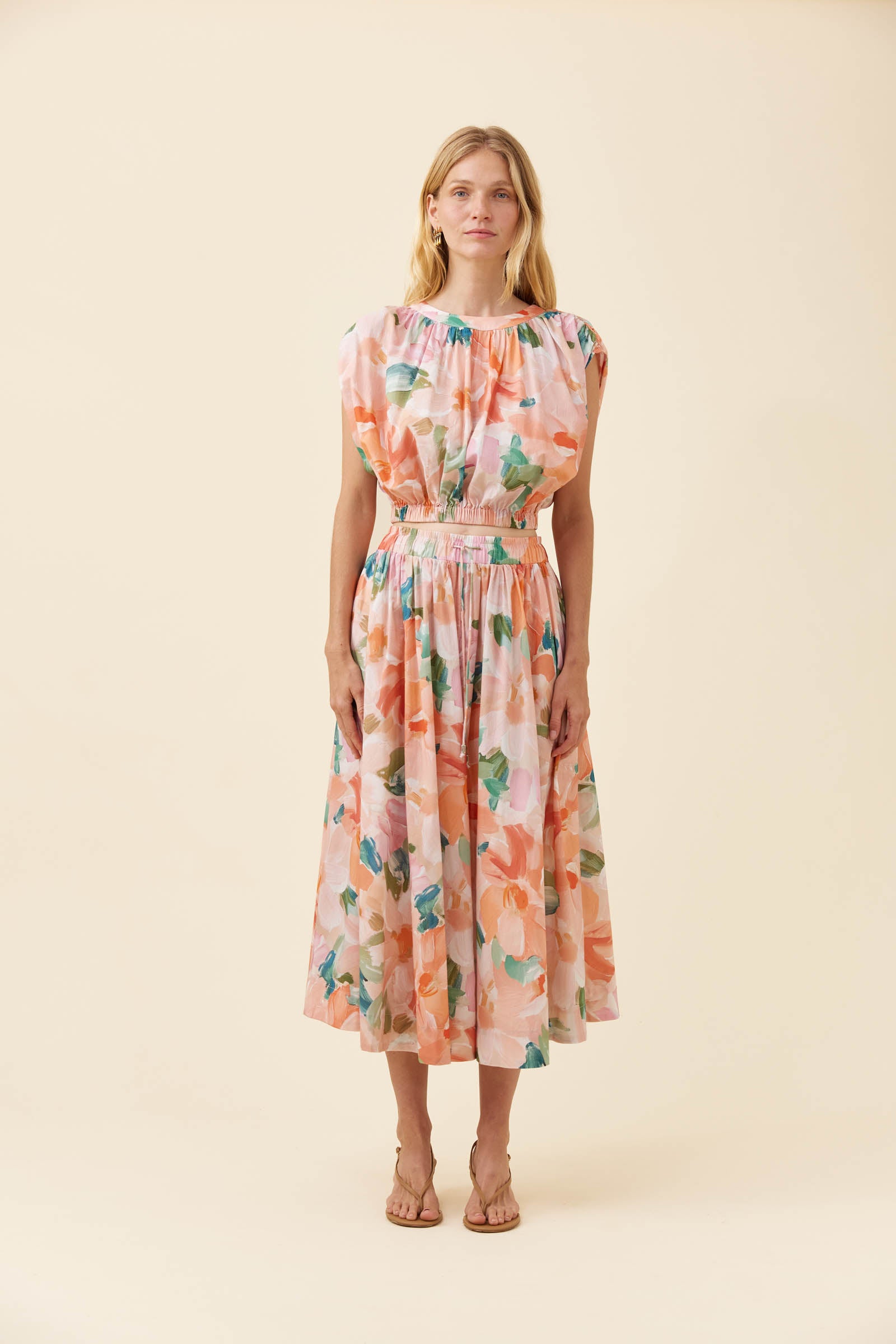 Rosa Maxi Skirt - Floral