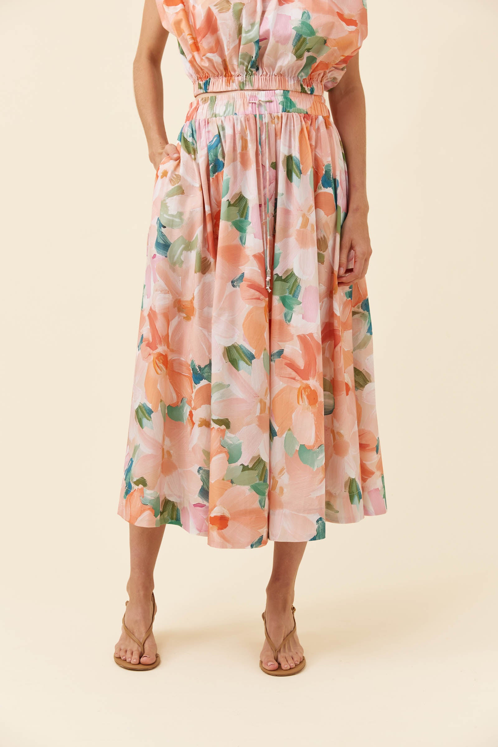 Rosa Maxi Skirt - Floral