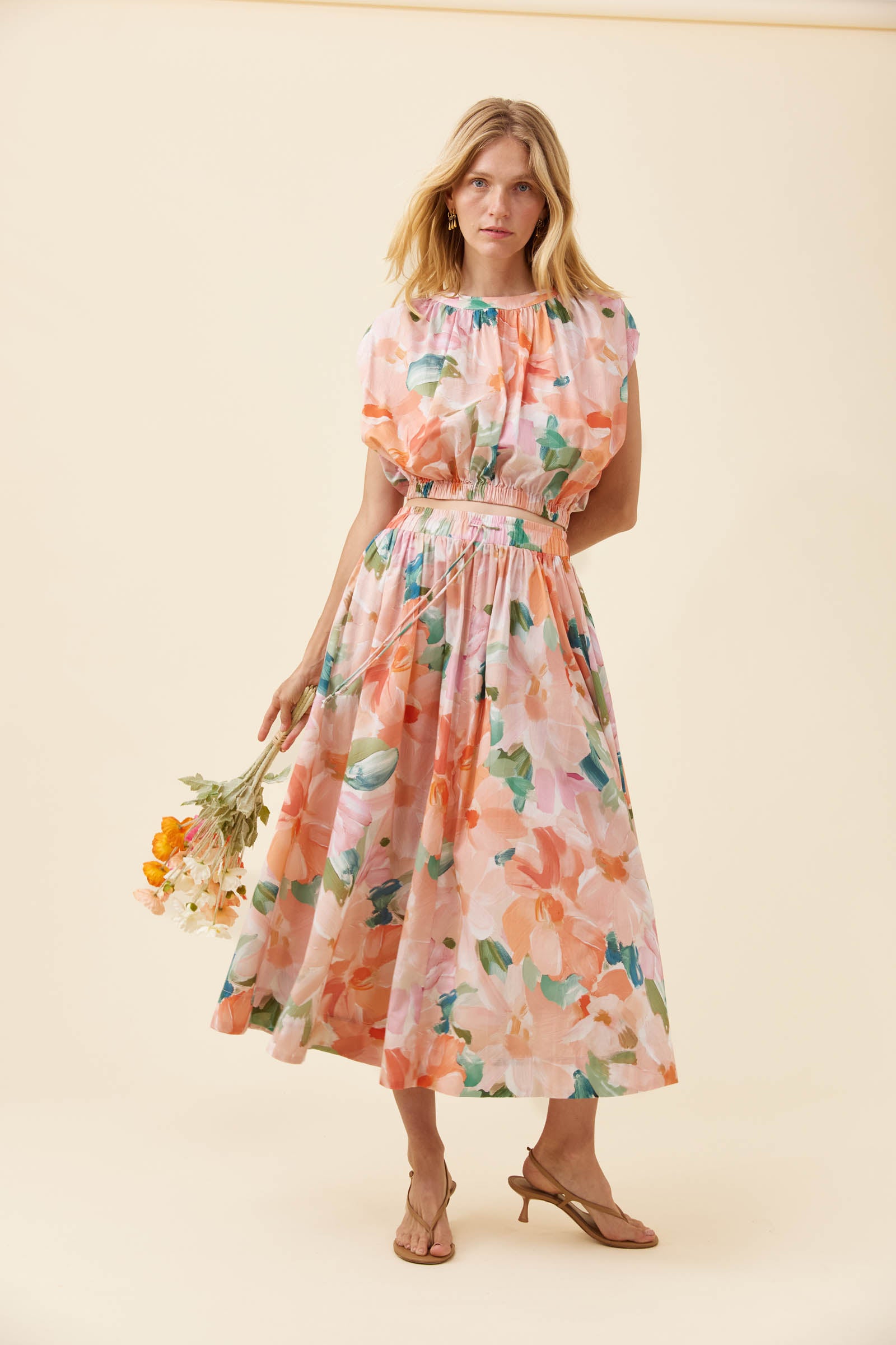 Rosa Maxi Skirt - Floral