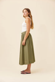 Rosa Maxi Skirt - Sage