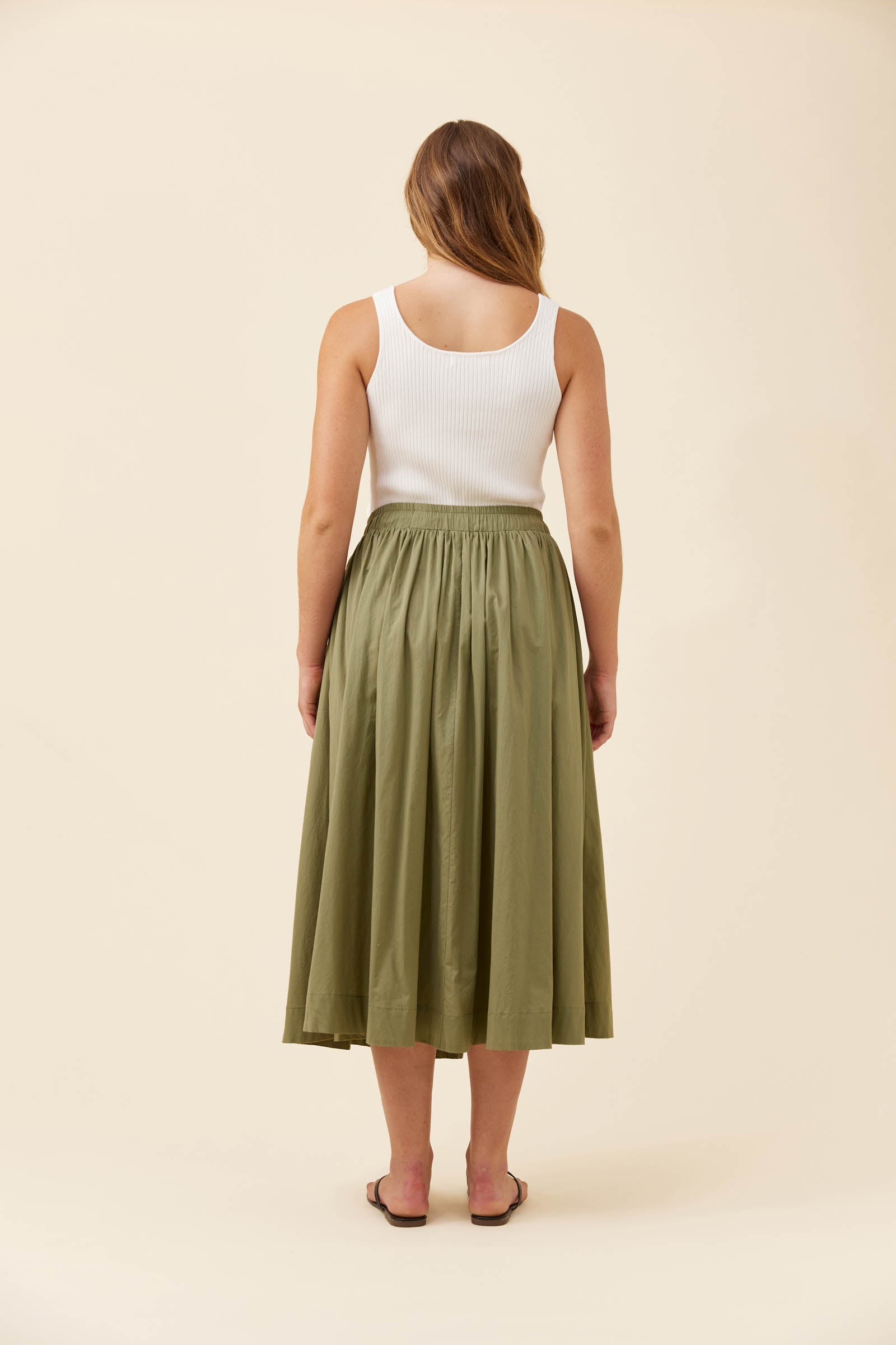 Rosa Maxi Skirt - Sage