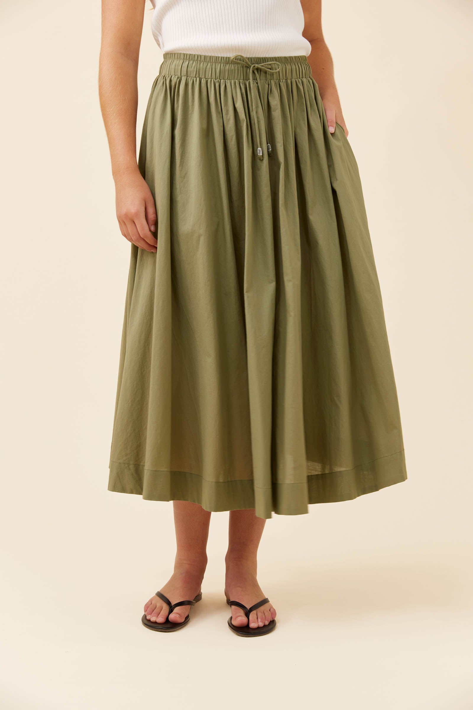 Rosa Maxi Skirt - Sage