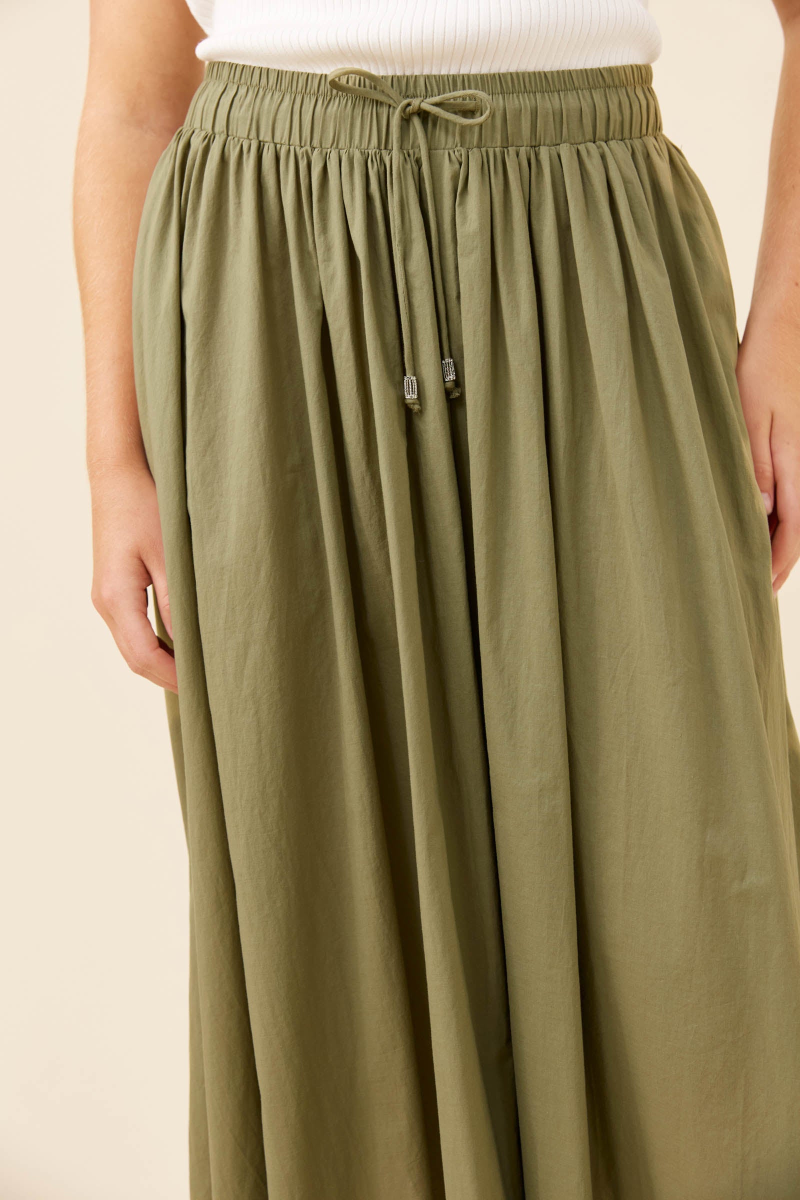 Rosa Maxi Skirt - Sage