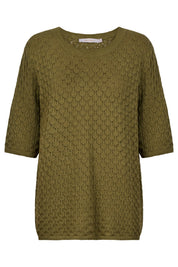 Mia Knit Tshirt - Sage