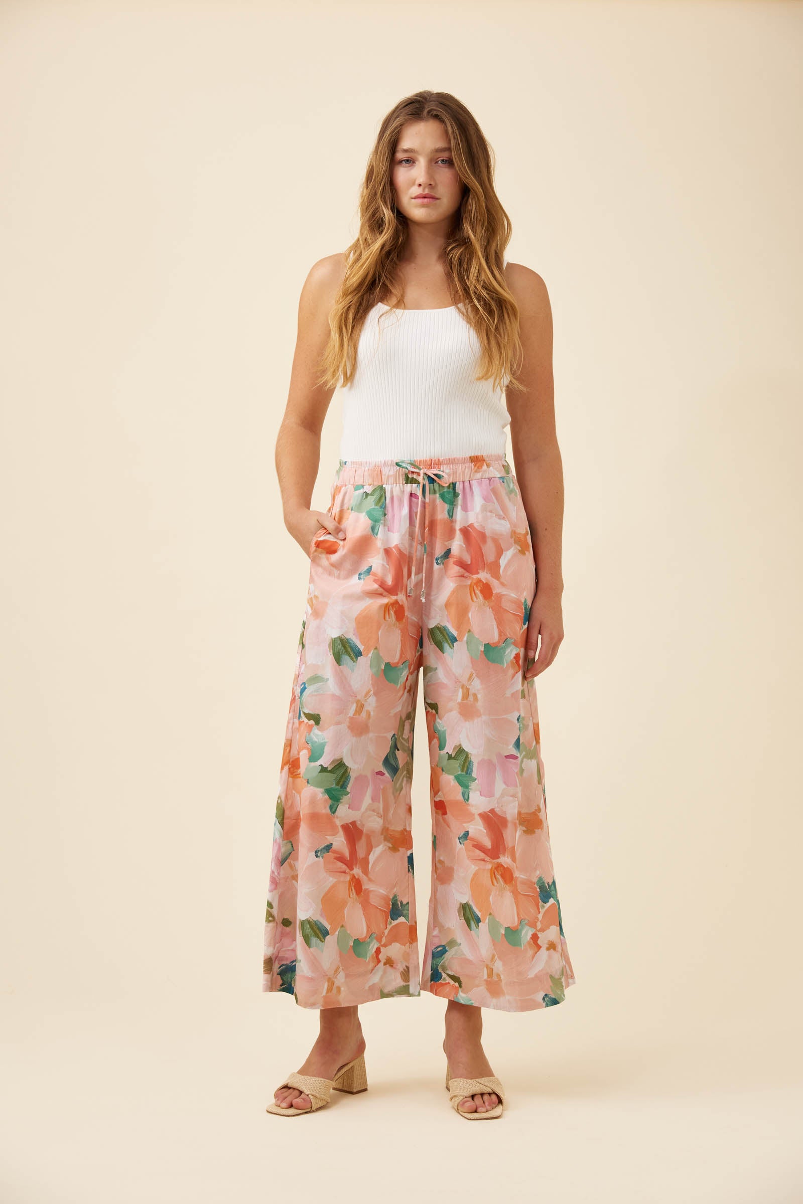 Rosa Pant - Floral