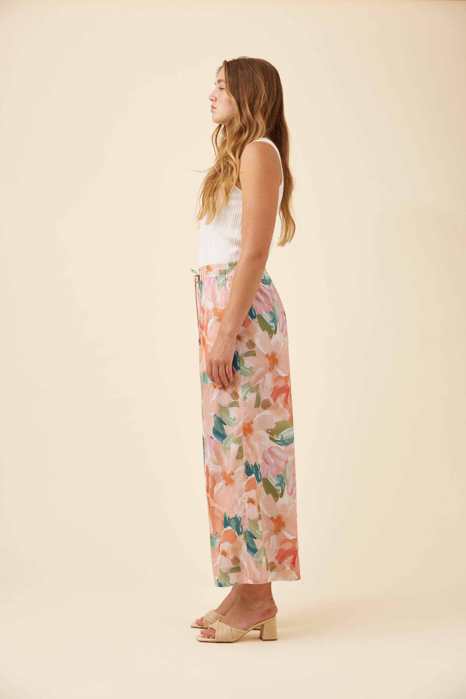Rosa Pant - Floral