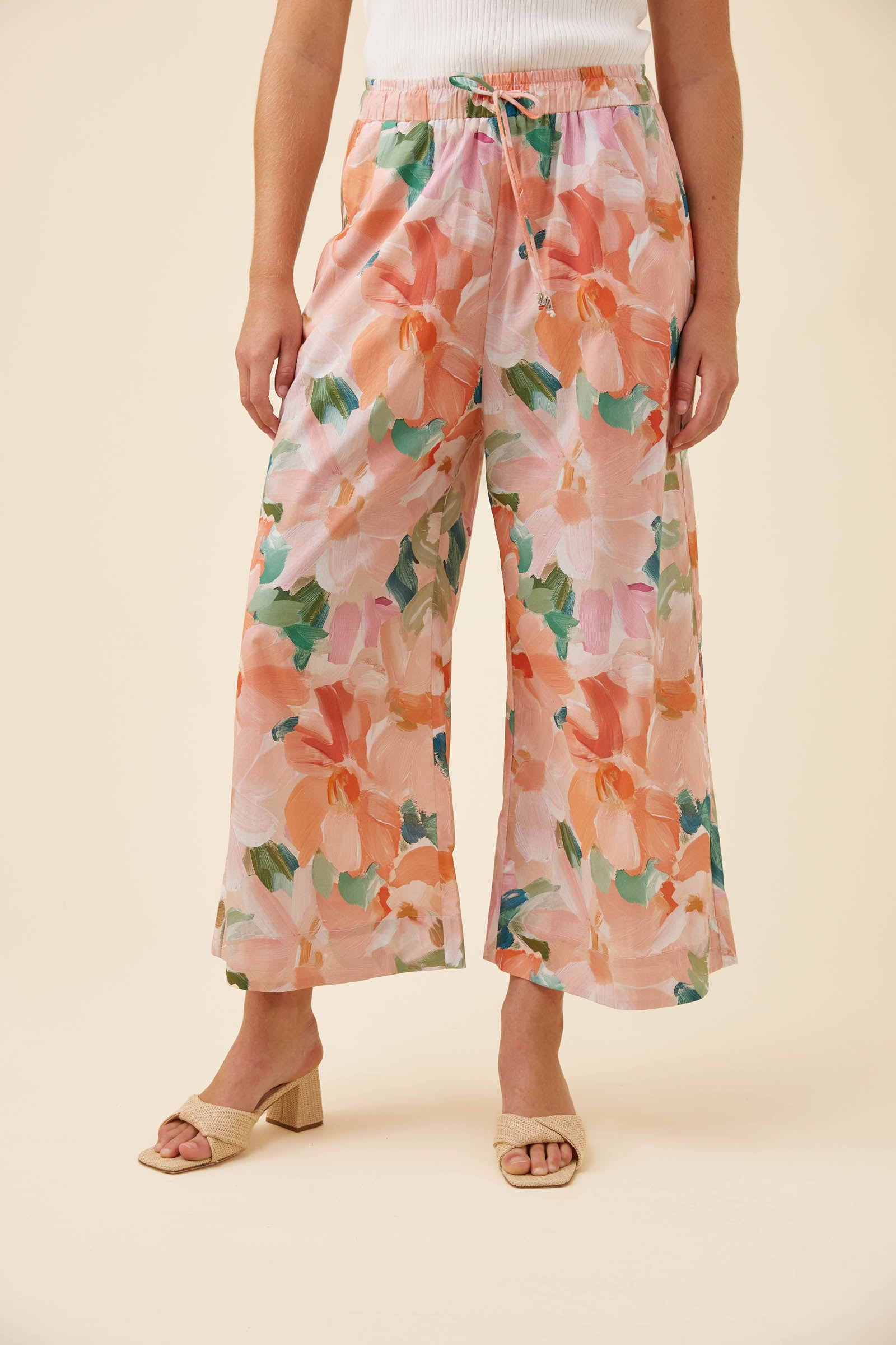 Rosa Pant - Floral