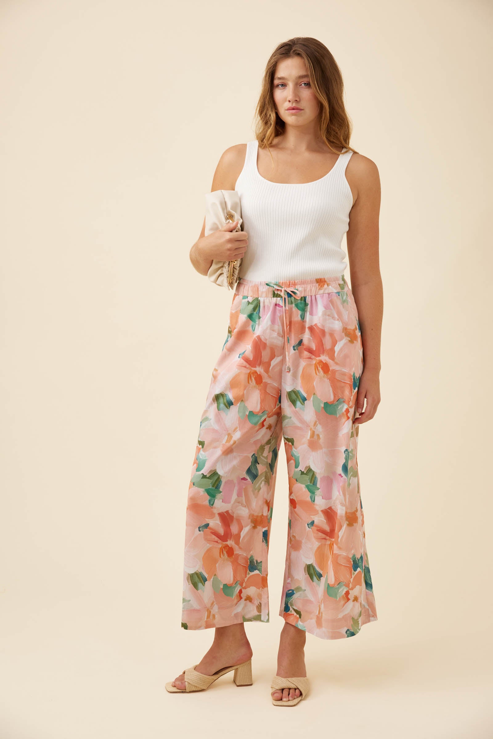Rosa Pant - Floral