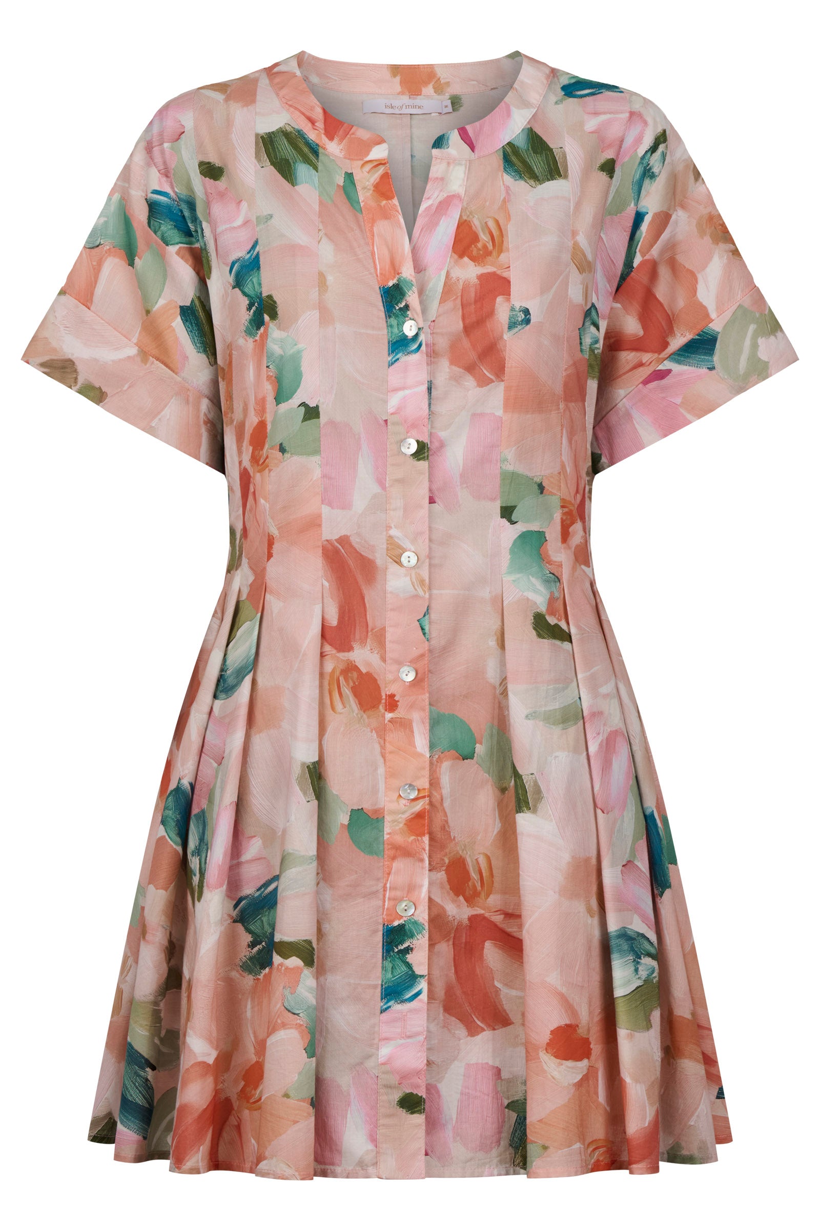 Rosa Pleat Dress - Floral