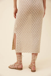 Mia Knit Dress - Canvas