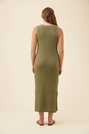 Mia Knit Dress - Sage