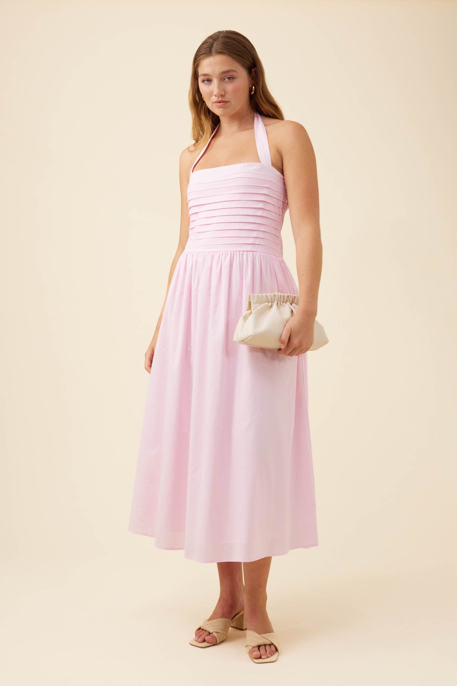 Rosa Tank Dress - Light Pink