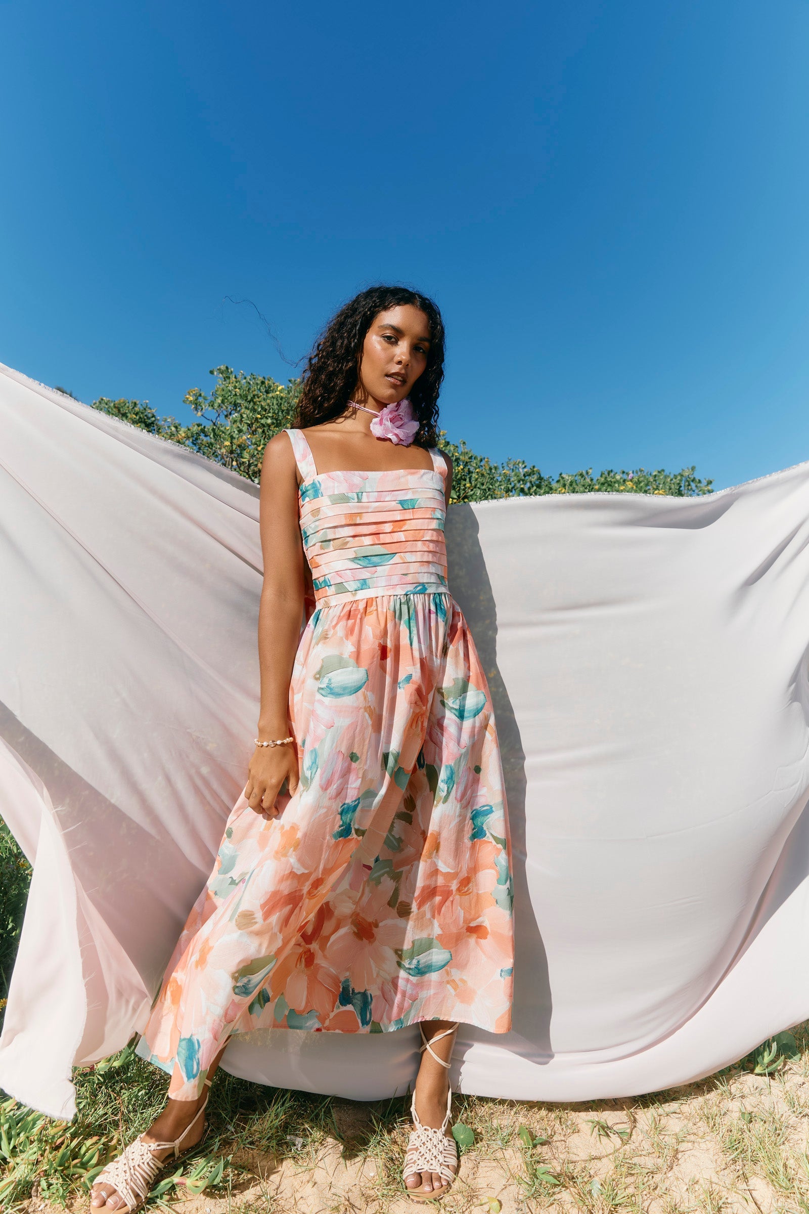 Rosa Tank Dress - Floral