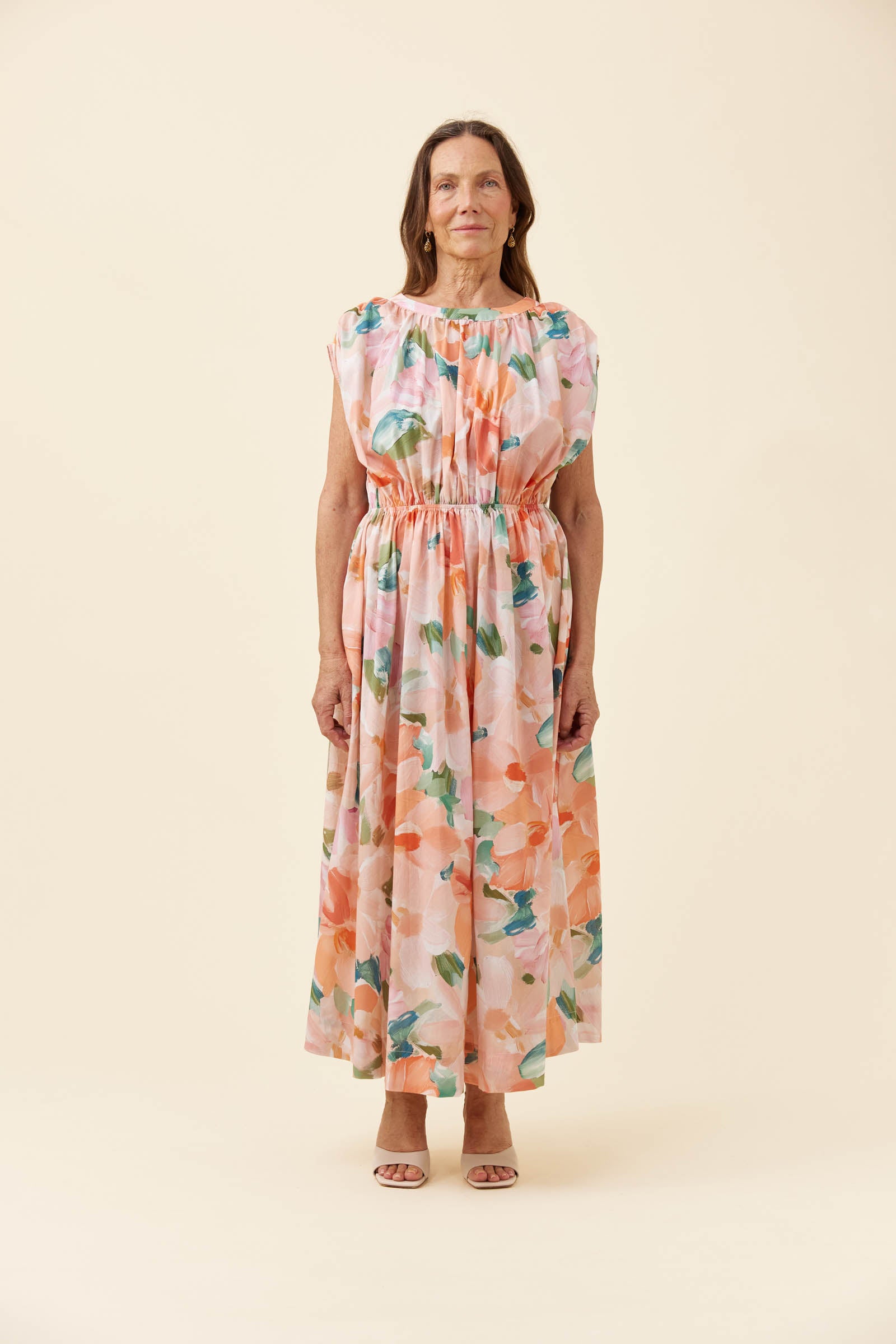 Rosa Reversible Maxi Dress - Floral