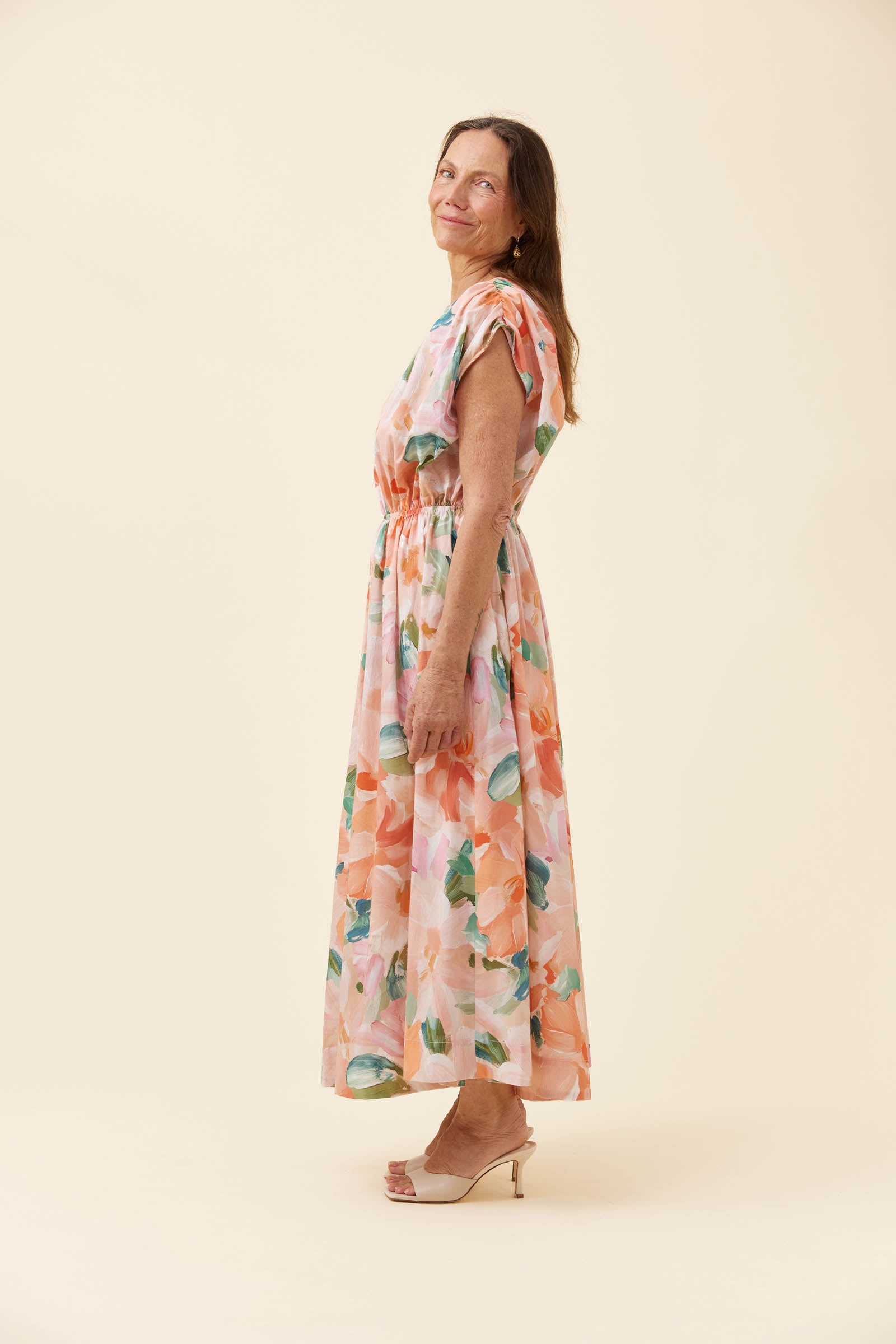 Rosa Reversible Maxi Dress - Floral
