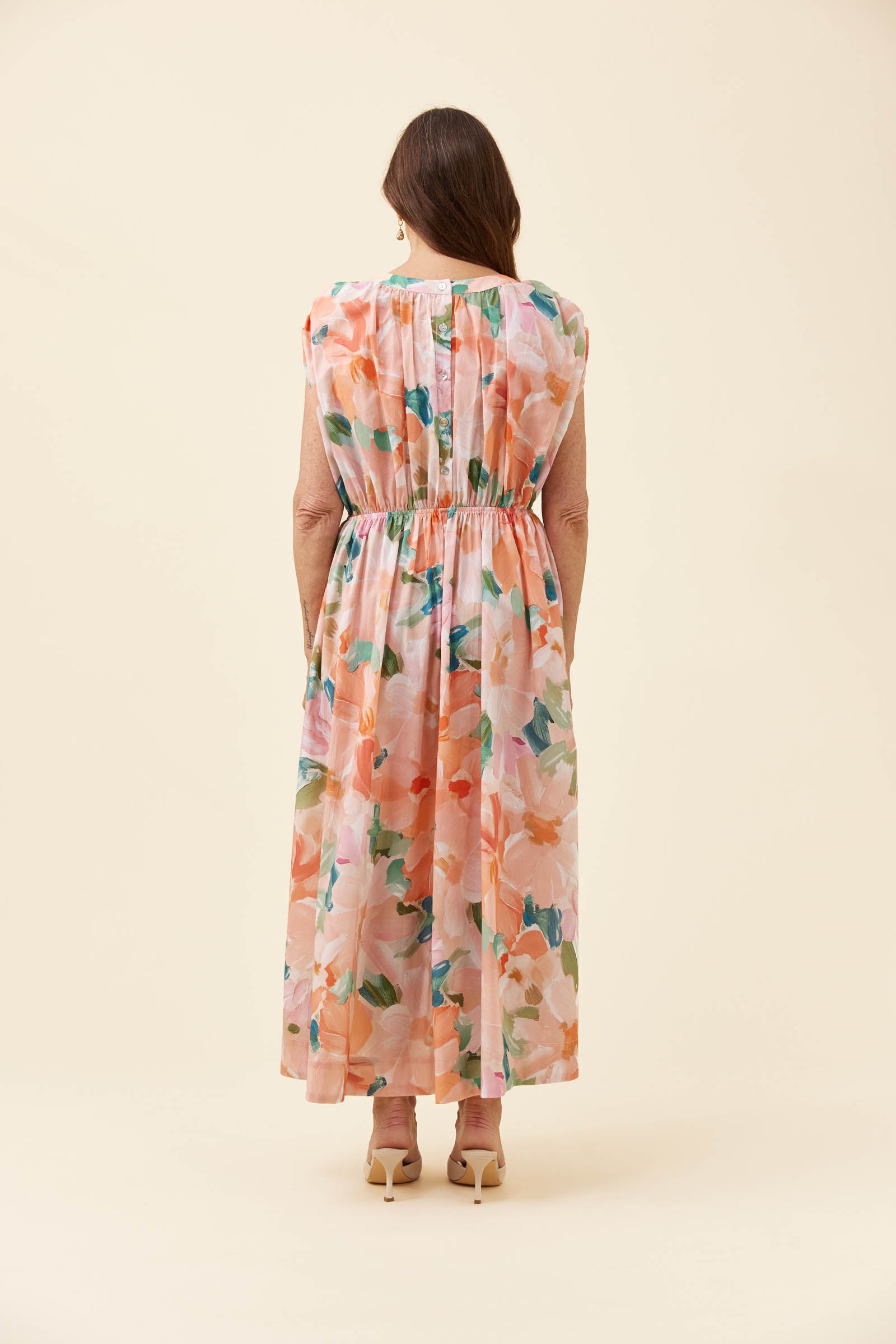 Rosa Reversible Maxi Dress - Floral