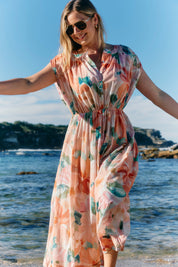 Rosa Reversible Maxi Dress - Floral