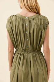 Rosa Reversible Maxi Dress - Sage