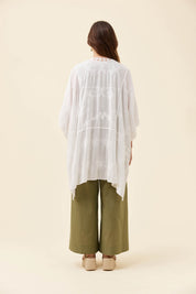Elodie Cape - White