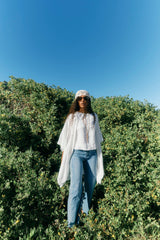 Elodie Cape - White