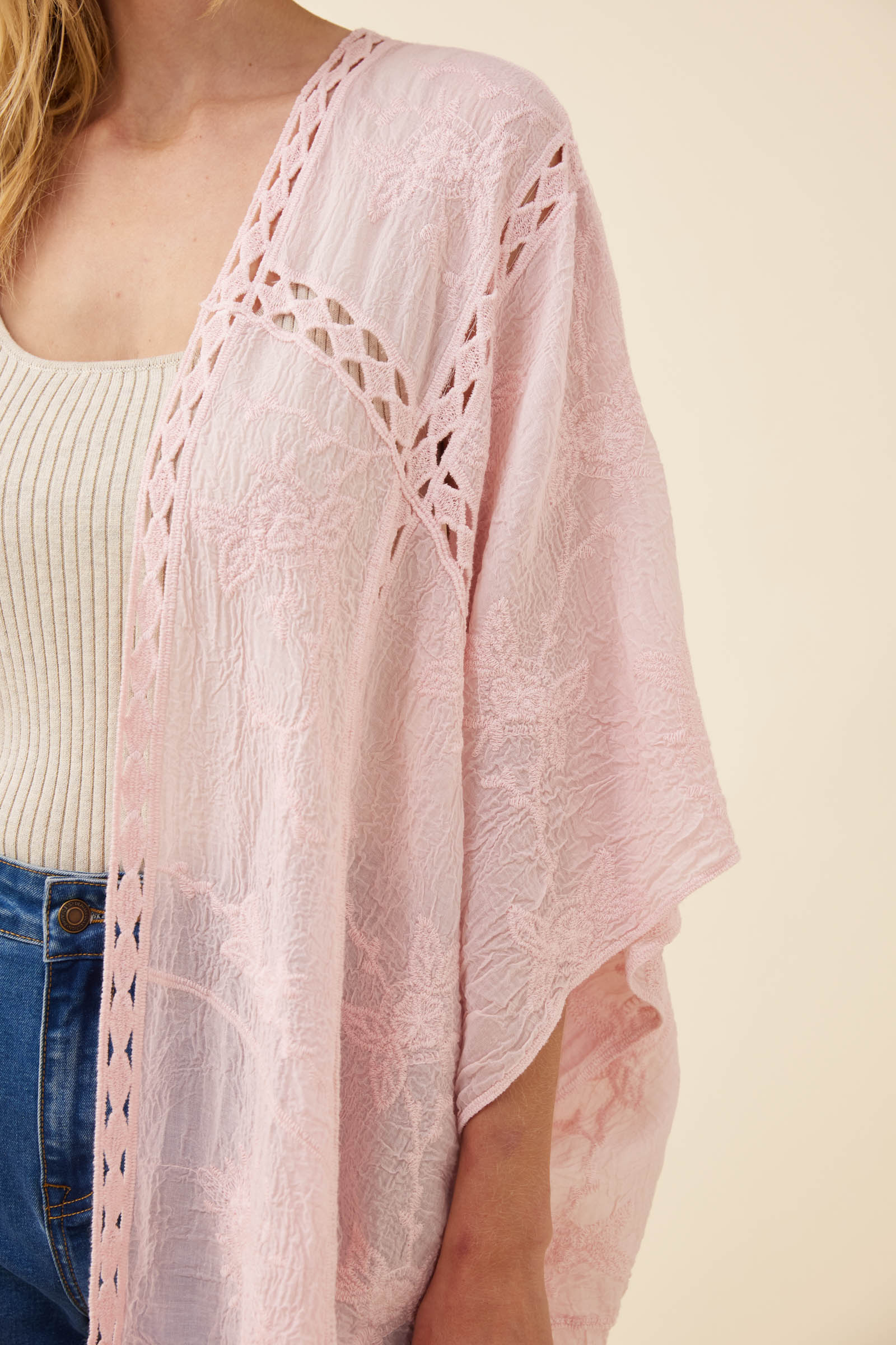 Elodie Cape - Light Pink