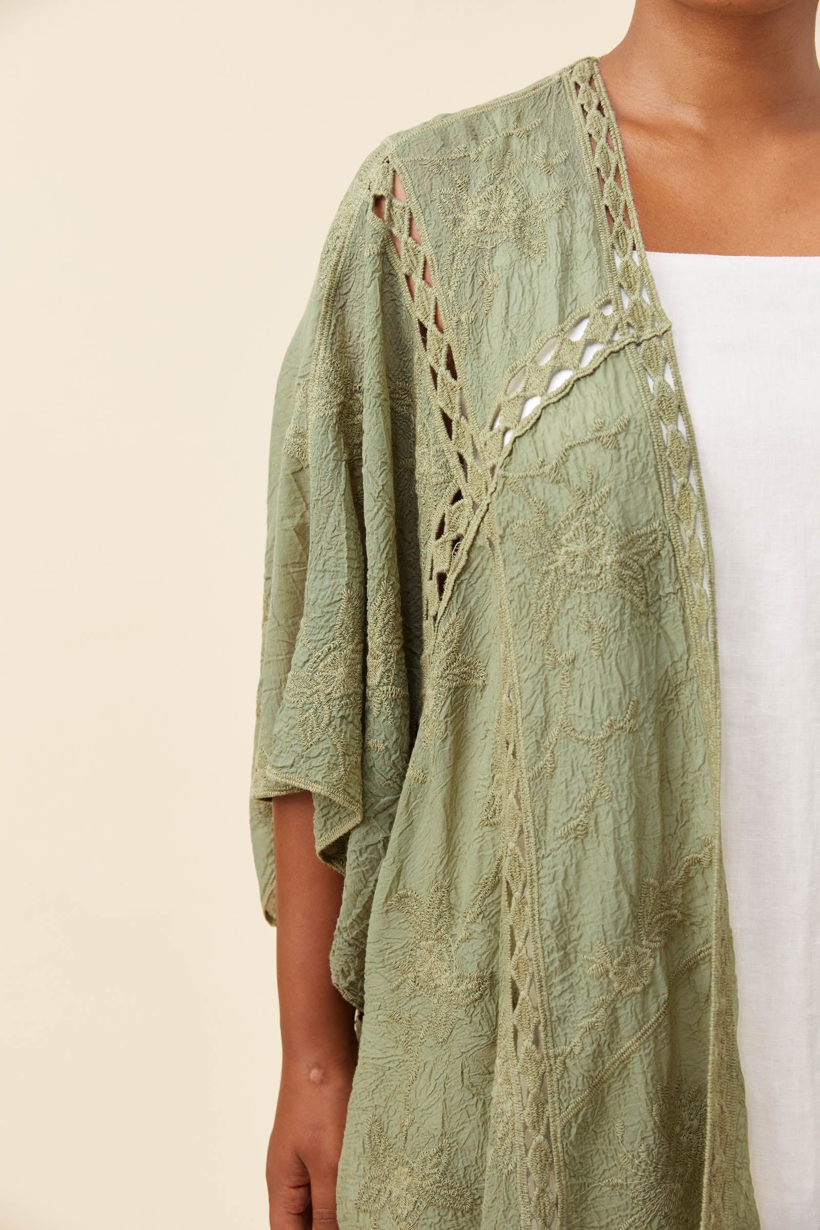 Elodie Cape - Sage