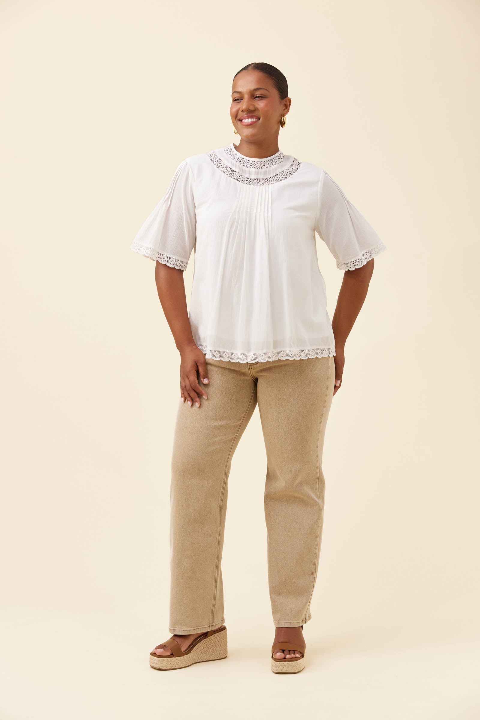 Frances Top - White