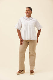 Frances Top - White