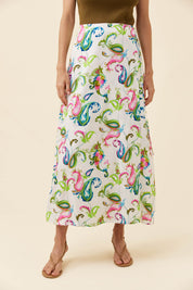 Anita Wrap Skirt - Paisley